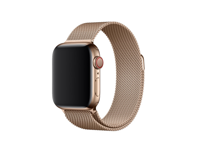 Сетчатый браслет для Apple Watch 38/40/41 золотой